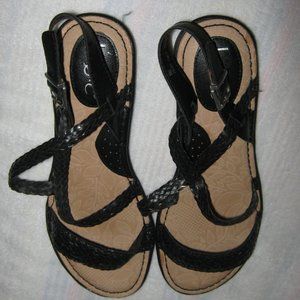 NEW B.O.C. Born Black Comfort Sandal Women's 8
